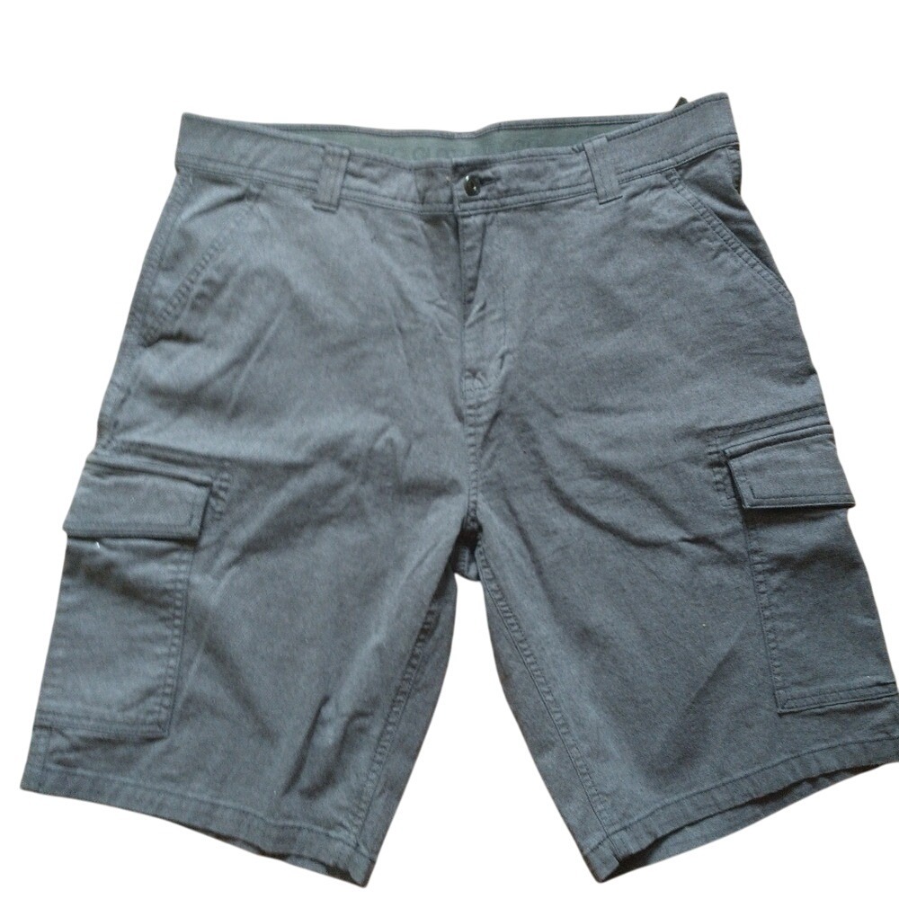 BC Clothing Men's Gray Cargo Shorts Size 36"